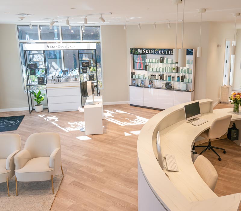 Facial Aesthetics Center waiting area